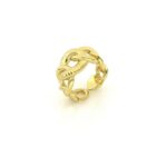 Anello Unoaerre in Bronzo con Grumette Diamantata - Bronze - 1726
