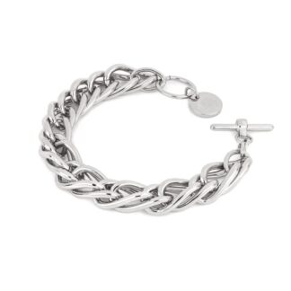 Bracciale Unoaerre in Bronzo con Catena Intrecciata - Bronze - 1867