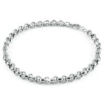 Collana Unoaerre in Argento con Catena Diamantata - Silver - 5485