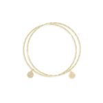 Bracciale Unoaerre in Bronzo con Tubo Battuto - Bronze - 957