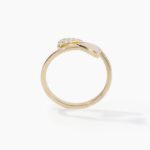Anello Contrarié Mabina in Argento con Zirconi | Cuore - 523196