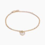Bracciale Mabina in Argento con Zirconi e Cuore - 533450