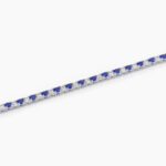 Bracciale Tennis Mabina in Argento con Zaffiri Sintetici e Zirconi - 533456