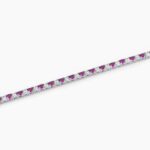 Bracciale Tennis Mabina in Argento con Rubini Sintetici e Zirconi - 533457