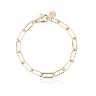 Bracciale Mabina in Argento con Maglia Ovale - 533477
