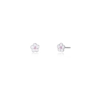 Orecchini Bimba Mabina in Argento e Smalto Fiore - 563341