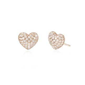 Orecchini Mabina in Argento con Zirconi Cuore - 563440