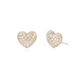 Orecchini Mabina in Argento con Zirconi Cuore - 563442