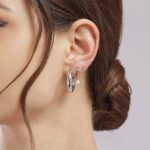 Orecchini a Cerchio Mabina in Argento - 563446