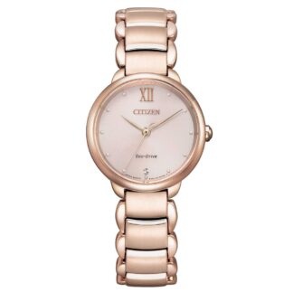 Orologio Eco Drive Solo Tempo Citizen in Acciaio con Diamante - EM0922-81X