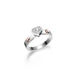 Anello Le Bebé in Oro Bianco con Diamanti | Bimbo e Bimba - Gli Amori - LBB117