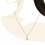 Ciondolo Le Bebè Bimbo in Oro Giallo con Diamanti - i Pavé Mini - LBB253