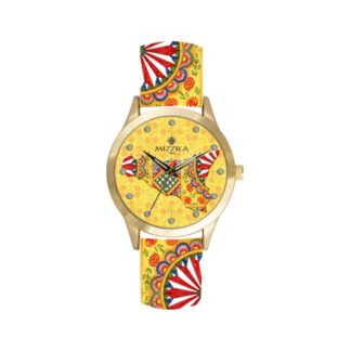 Orologio Solo Tempo Mizzica in Acciaio e Pelle - La Sicilia - MB132