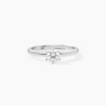Anello Solitario Mabina in Argento con Zirconi - 523177