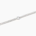 Bracciale Tennis Mabina in Argento con Zirconi | Cuore - 533438