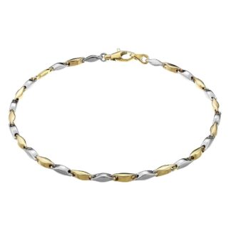 Bracciale Zancan in Oro Giallo e Bianco - Insignia Gold - EB552BG