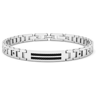 Bracciale Zancan in Acciaio e Fibra di Carbonio - EHB278