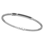 Bracciale Zancan in Argento con Maglia Veneziana e Spinelli - ESB084