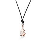 Ciondolo Le Bebè Bimba in Oro Rosa con Diamanti - i Diamantini - LBB067