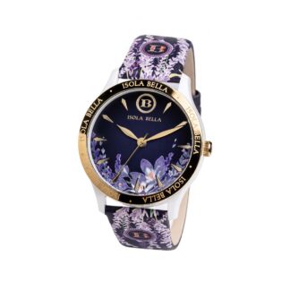 Orologio Isola Bella in Plastica e Pelle Lavanda - 40000076