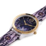Orologio Isola Bella in Plastica e Pelle Lavanda - 40000076