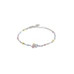 Bracciale Bimba Mabina in Argento e Smalto Fiore - 533488