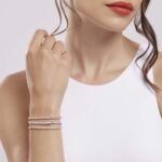 Bracciale Tennis Cuore Mabina in Argento con Zirconi - 533512