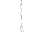 Collana Mabina in Argento con Zirconi e Maglia Ovale - 553425