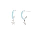 Orecchini Bimba Mabina in Argento e Smalto Stella - 563460