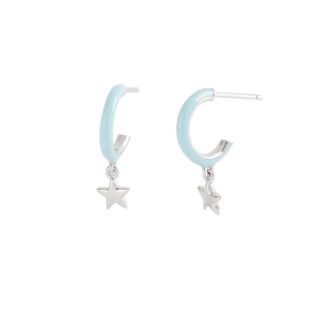 Orecchini Bimba Mabina in Argento e Smalto Stella - 563460