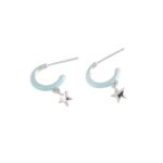 Orecchini Bimba Mabina in Argento e Smalto Stella - 563460