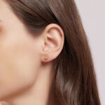 Orecchini a Lobo Mabina in Argento Dorato - 563468