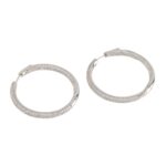 Orecchini a Cerchio Mabina in Argento con Zirconi - 563471