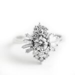 Anello da Donna in Oro Bianco con Diamanti - AN112LTG168L