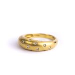 Anello da Donna in Oro Giallo con Diamanti – AN4672/GS