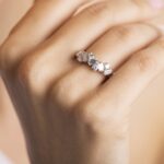 Anello da Donna in Oro Bianco con Diamanti – AN9978/73
