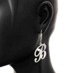 Mono Orecchino con Iniziale Artlinea in Argento e Swarovski - ZOS2/IN-LB