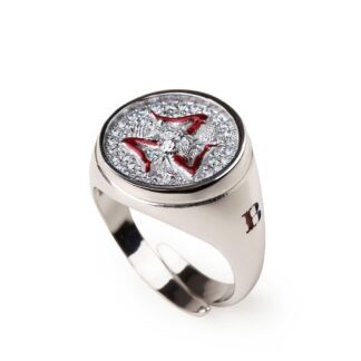 Anello Isola Bella in Argento Zirconi e Smalti | Trinacria - 20000690