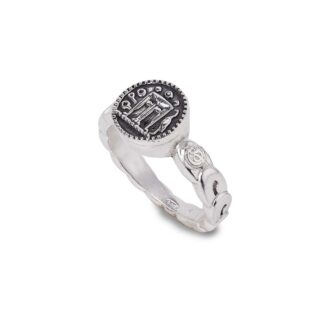 Anello da Donna Gerardo Sacco in Argento con Moneta - Mito - 50233