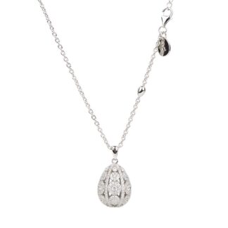 Collana Tatiana Fabergé in Argento con Zirconi - Alexandra - ALP02WW