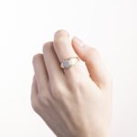 Anello Sigillo in Oro Giallo con Diamanti - AN13LTG22M