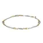 Bracciale Zancan in Oro Bianco e Giallo Nodi - Insignia Gold - EB696BR