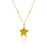 Collana Bambina Le Bebè in Oro Giallo e Smalto | Stella - Primegioie - PMG028
