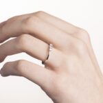 Anello Trilogy in Oro Bianco con Diamanti - TR15LTG24M