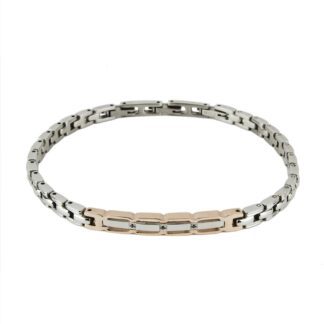 Bracciale Zancan in Acciaio con Spinelli - UHB007