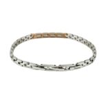 Bracciale Zancan in Acciaio con Spinelli - UHB007
