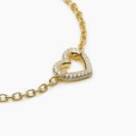 Bracciale Mabina in Argento con Cuore e Zirconi - 533546