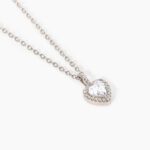 Collana Mabina in Argento con Cuore e Zirconi - 553103