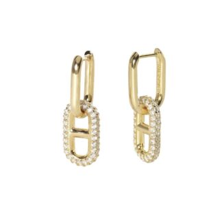 Orecchini Pendenti Mabina in Argento con Zirconi - 563486