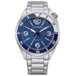 Orologio Solo Tempo Eco Drive Citizen in Acciaio - Seaplane - AW1711-87L